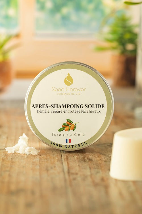 Après-Shampoing solide au karité - Démêle et nourrit