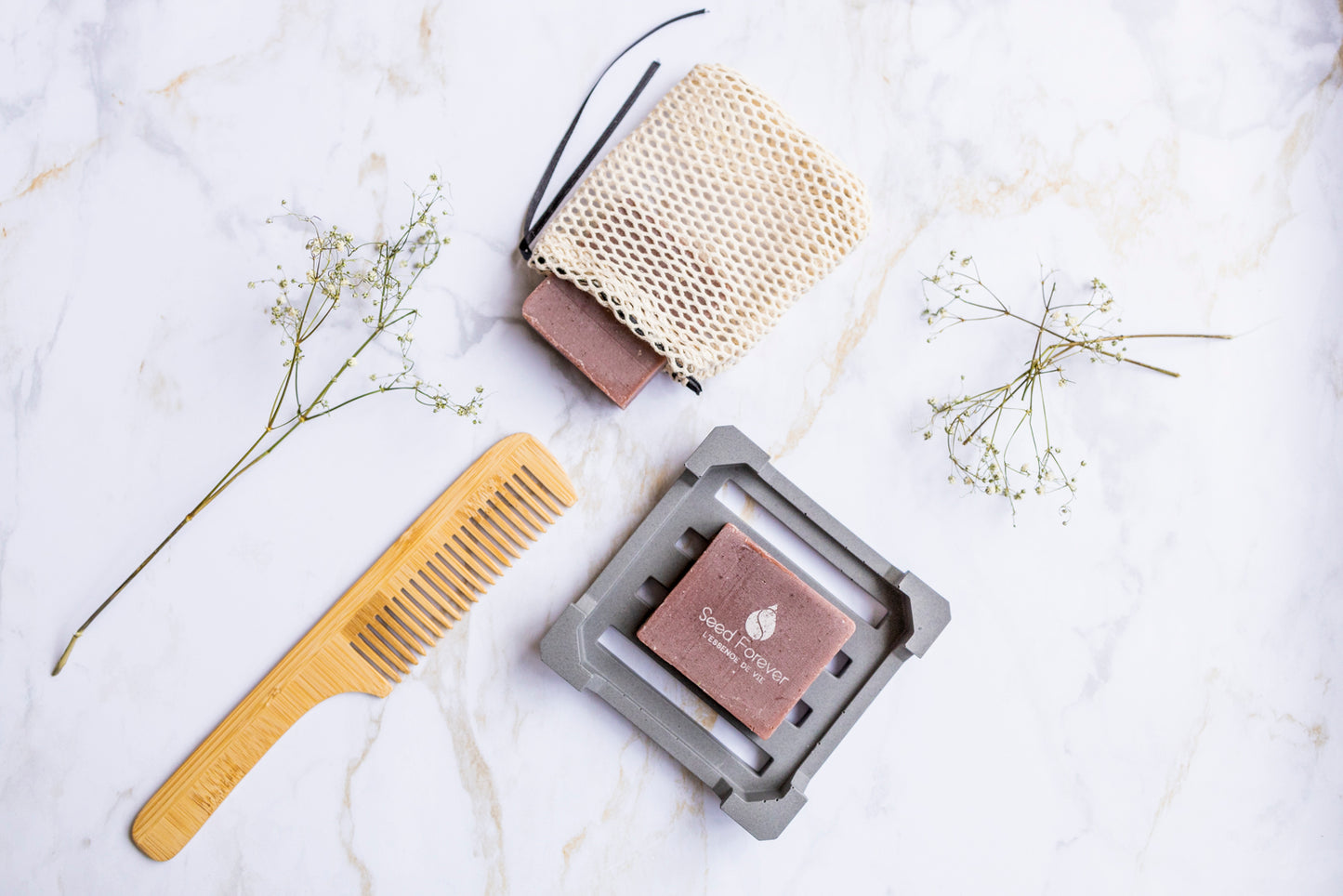 Filet sauve-savon en coton bio