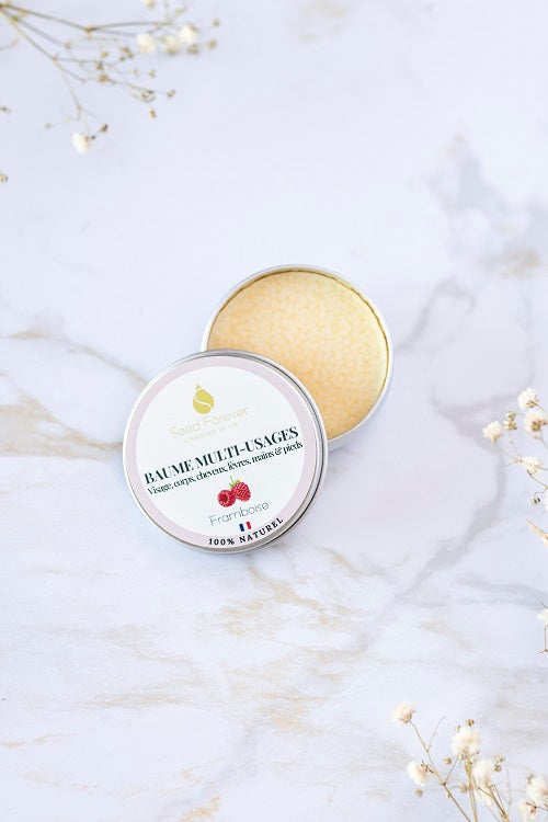 Baume Multi-Usages Framboise - Visage, Corps, Cheveux –