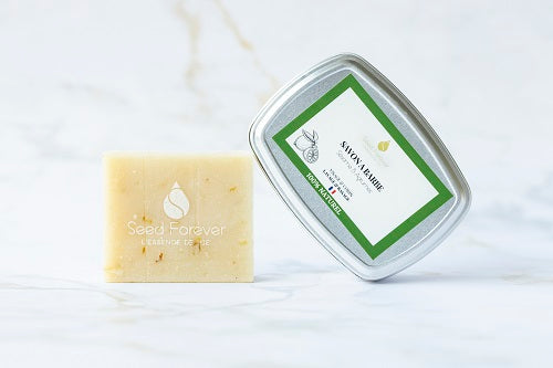 Savon à barbe naturel - Surgras au Sésame et aux agrumes