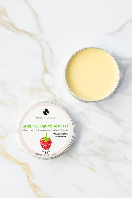 Baume universel naturel à la framboise fait main à Lyon