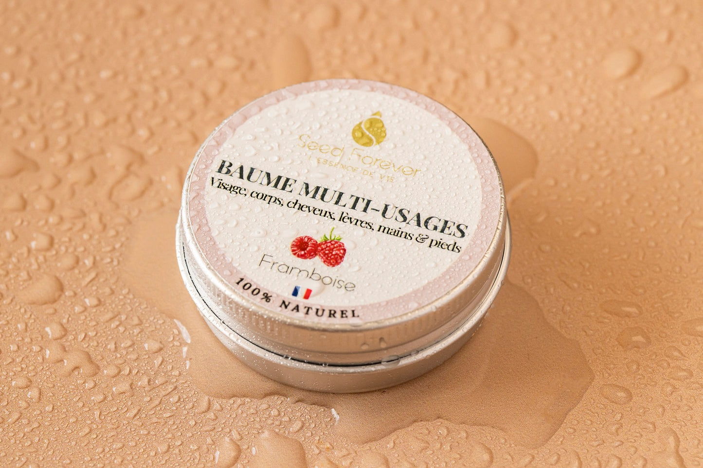 Baume Multi-Usages Framboise - Visage, Corps, Cheveux –