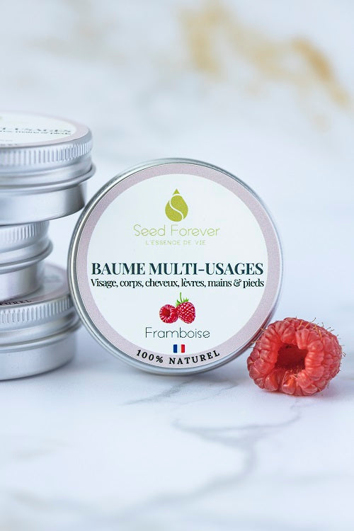 Baume Multi-Usages Framboise - Visage, Corps, Cheveux –