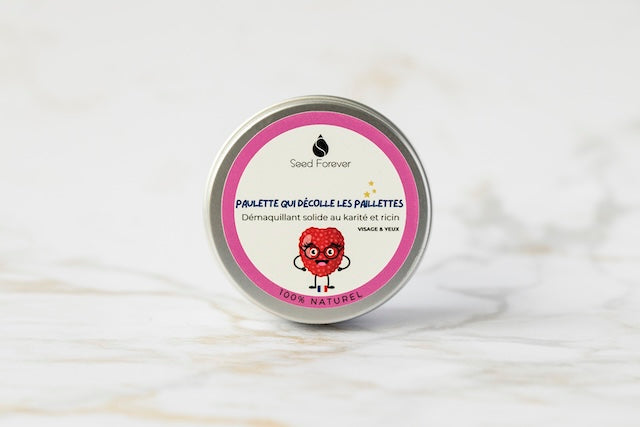 démaquillant solide naturel au karité rechargeable 