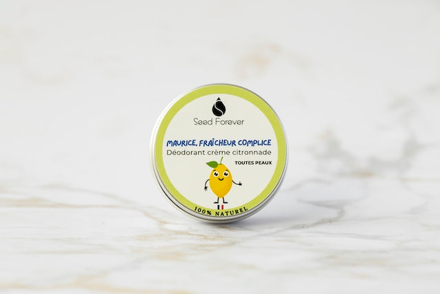 Déodorant solide naturel au citron Maurice  de Seed Forever