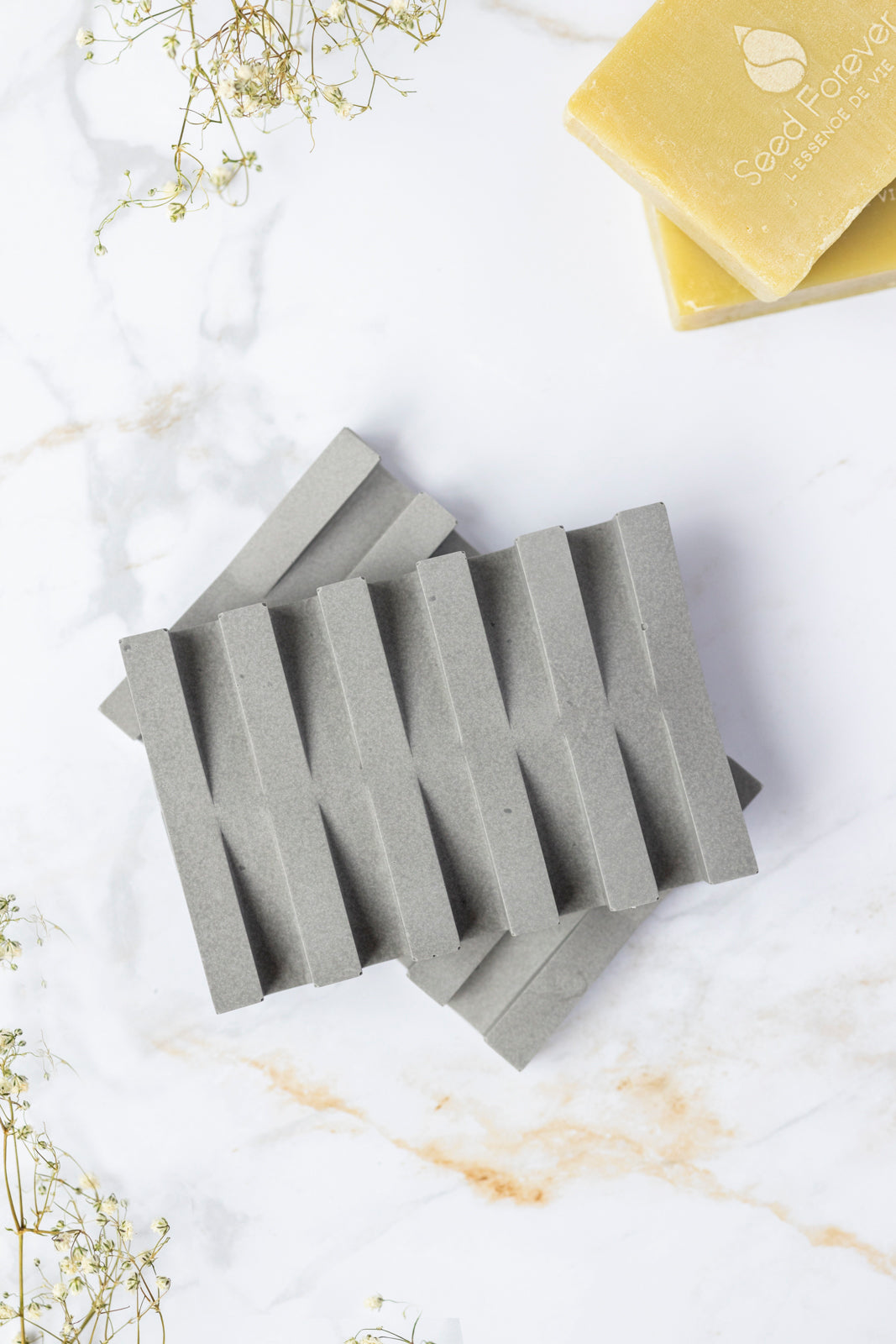 Porte-savon "New-York" en jesmonite