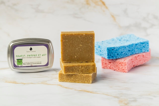 Savon artisanal ménager fait main à Lyon 