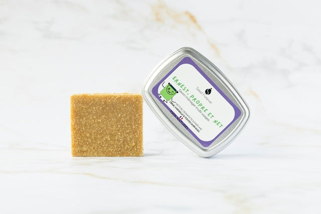 Savon ménager multi-usages Ernest et rechargeable fabriqué par Seed Forever 