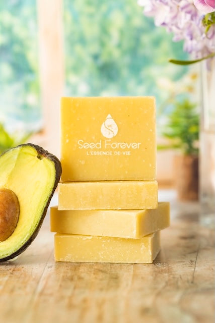 savon naturel à l'avocat surgras pour peau sensible eczéma
