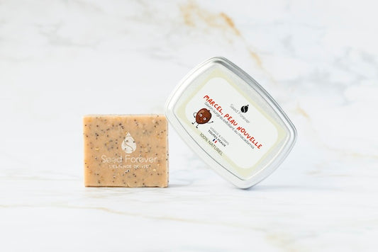 Savon surgras exfoliant macadamia Marcel de Seed Forever