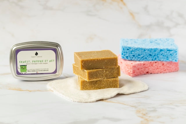 Savon solide naturel pour faire la vaisselle